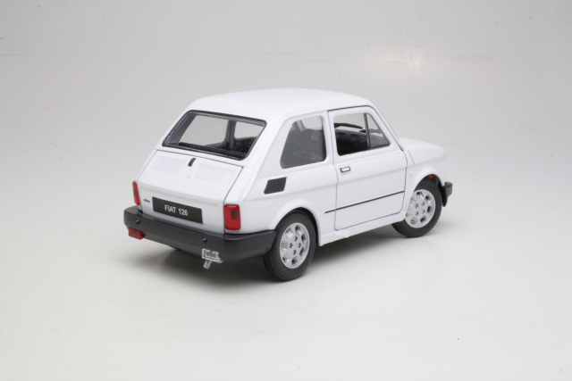 Fiat 126, white - Click Image to Close