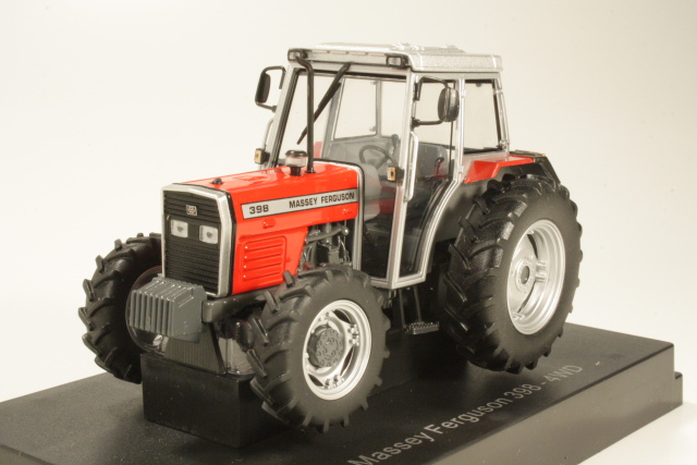 Massey Ferguson 398 4wd 1991, punainen - Sulje napsauttamalla kuva