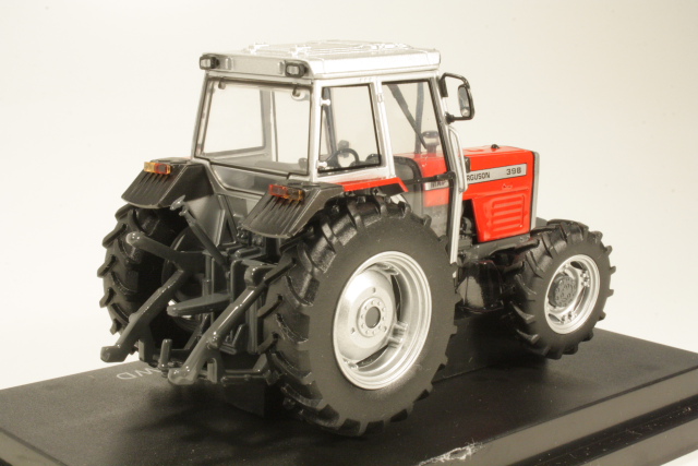 Massey Ferguson 398 4wd 1991, punainen - Sulje napsauttamalla kuva