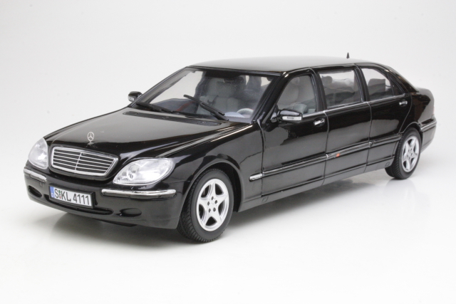 Mercedes S-Class Pullman 2000, musta - Sulje napsauttamalla kuva