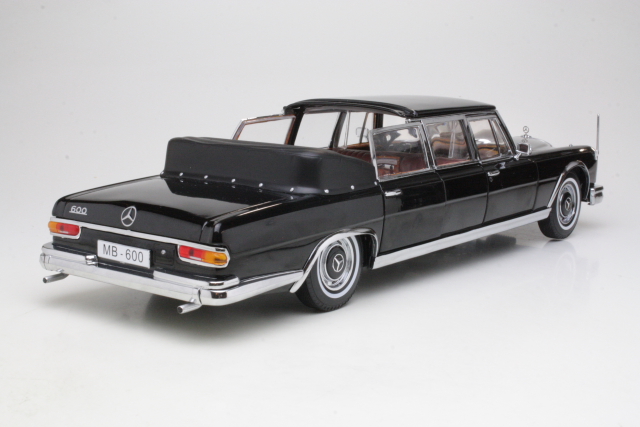 Mercedes 600 Landaulet 1966, musta - Sulje napsauttamalla kuva