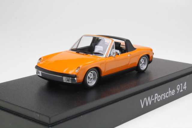 VW Porsche 914 Cabriolet 1970, oranssi - Sulje napsauttamalla kuva