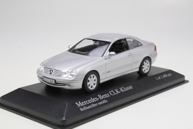 Mercedes CLK-Class (C209) 2001, silver