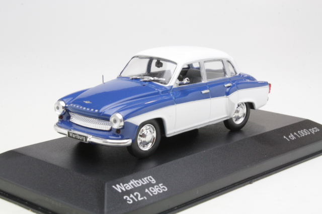 Wartburg 312 1965, blue/white