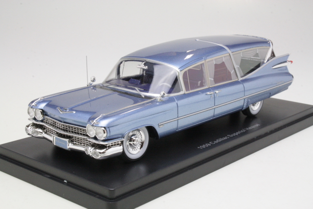 Cadillac S&S Superior Landau Hearse 1959, sininen