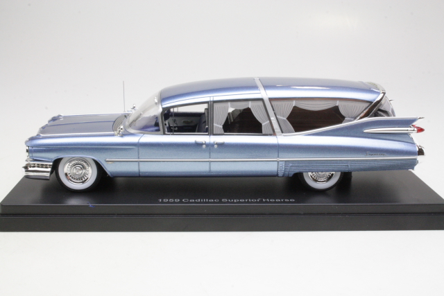 Cadillac S&S Superior Landau Hearse 1959, sininen