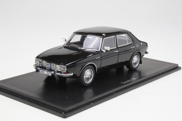 Saab 99 4d 1971, musta