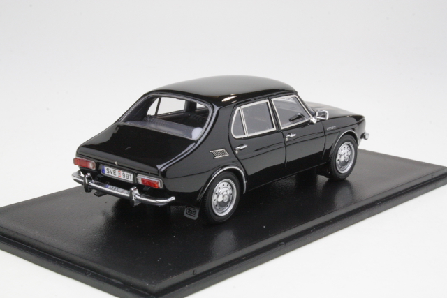 Saab 99 4d 1971, musta