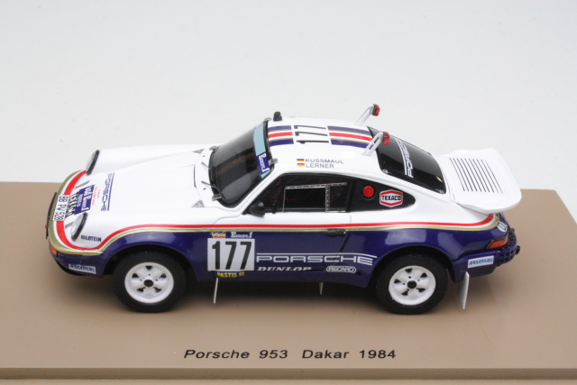 Porsche 953, Dakar 1984, R.Kussmaul/E.Lerner, no.177 - Sulje napsauttamalla kuva