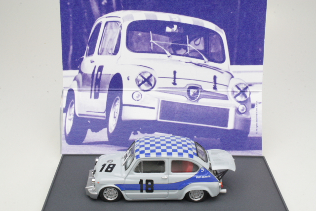 Fiat Abarth 1000 Berlina Corsa, Monza 1968, A.Merzario, no.18