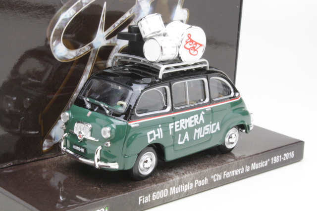 Fiat 600D Multipla Pooh "Chi Fermera la Musica 1981-2016"