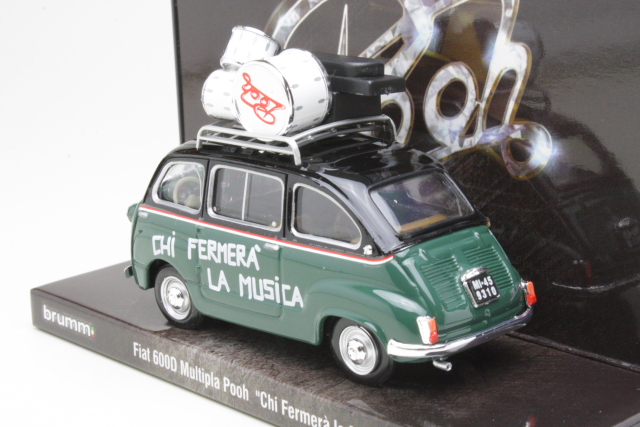Fiat 600D Multipla Pooh "Chi Fermera la Musica 1981-2016" - Sulje napsauttamalla kuva
