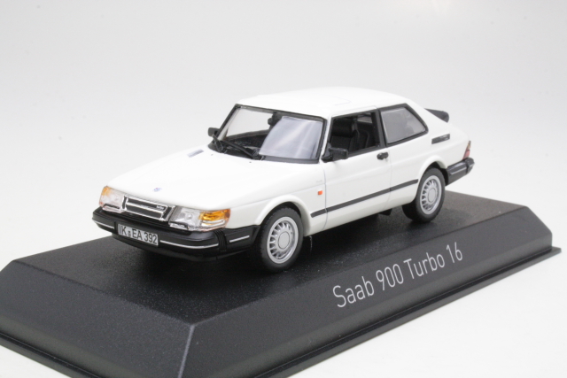 Saab 900 Turbo 16 1991, valkoinen - Sulje napsauttamalla kuva