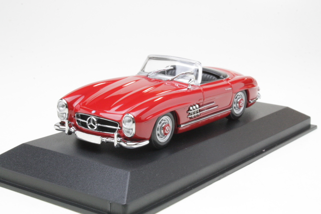 Mercedes 300SL (W198 II) Roadster 1955, punainen - Sulje napsauttamalla kuva