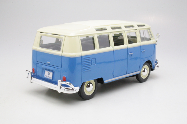 VW T1 Samba Minibus 1962, blue/beige
