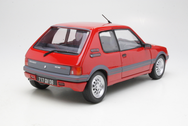 Peugeot 205 GTi 1.6 1988, punainen - Sulje napsauttamalla kuva