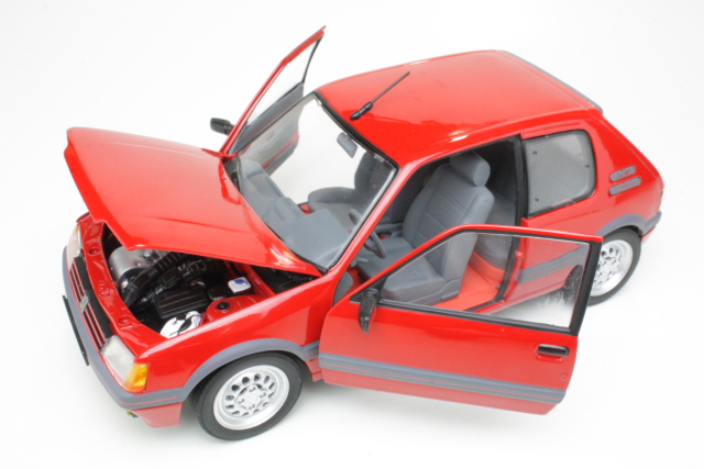 Peugeot 205 GTi 1.6 1988, punainen