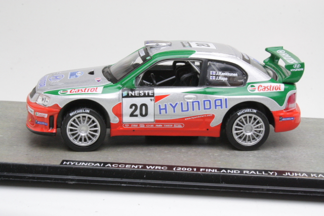 Hyundai Accent WRC, Finland 2001, J.Kankkunen, no.20