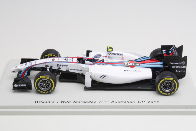 Williams FW36, 5th. Australia GP 2014, V.Bottas, no.77