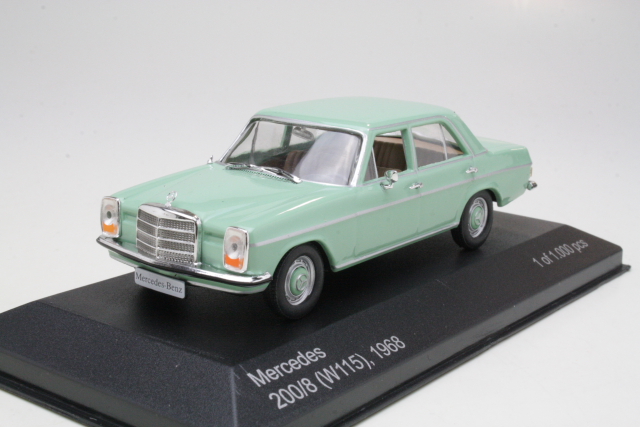 Mercedes 200/8 (w115) 1968, vihreä - Sulje napsauttamalla kuva