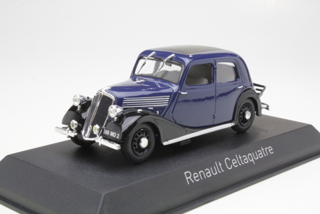 Renault Celtaquatre 1936, tummansininen - Sulje napsauttamalla kuva