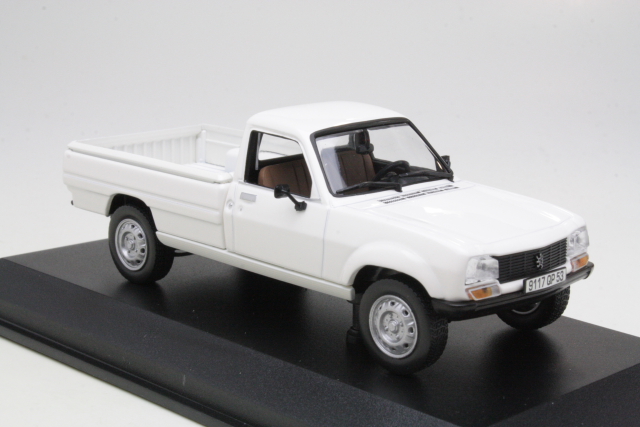 Peugeot 504 Pick Up Closed 1985, white - Click Image to Close
