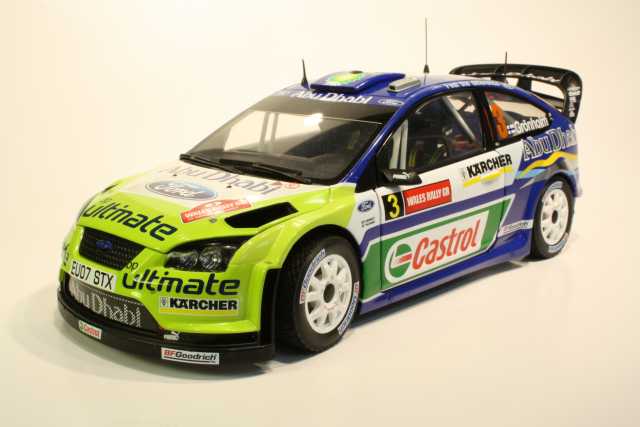 Ford Focus RS WRC, 2nd. Wales 2007, M.Grönholm, no.3