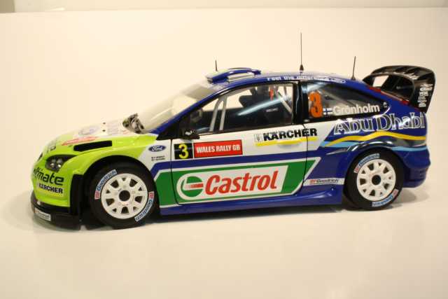 Ford Focus RS WRC, 2nd. Wales 2007, M.Grönholm, no.3