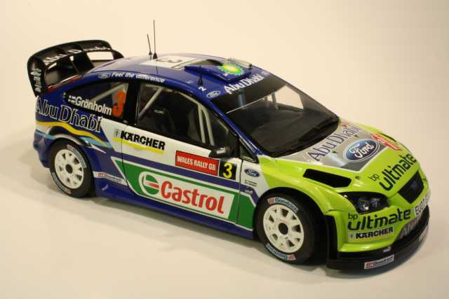 Ford Focus RS WRC, 2nd. Wales 2007, M.Grönholm, no.3