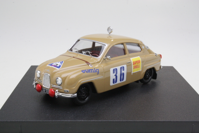 Saab 96, 1st. Finland 1960, C.O.Bremer/J.Lampi, no.36 - Sulje napsauttamalla kuva