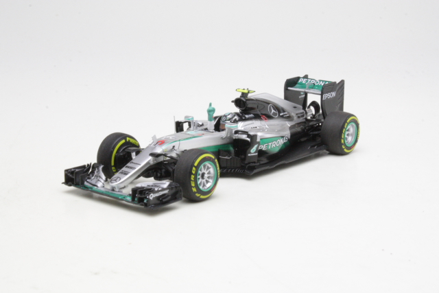 Mercedes AMG W07 Hybrid, Abu Dhabi GP 2016, N.Rosberg, no.6