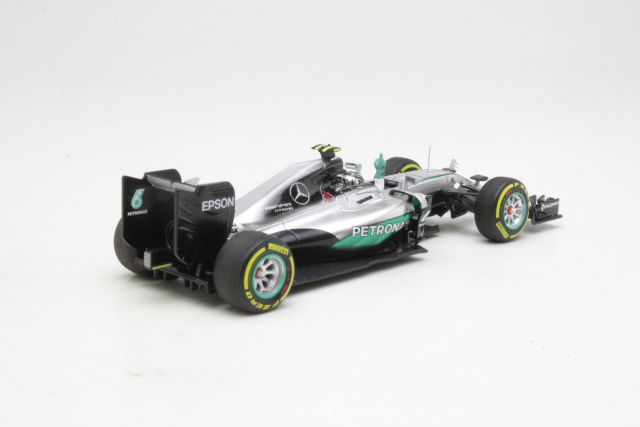 Mercedes AMG W07 Hybrid, Abu Dhabi GP 2016, N.Rosberg, no.6