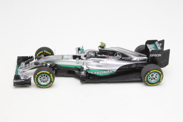 Mercedes AMG W07 Hybrid, Abu Dhabi GP 2016, N.Rosberg, no.6