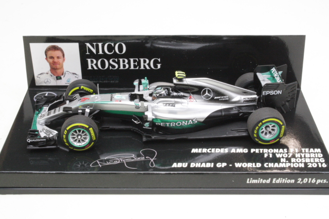 Mercedes AMG F1 W07 Hybrid, Abu Dhabi GP 2016, N.Rosberg, no.6 - Click Image to Close