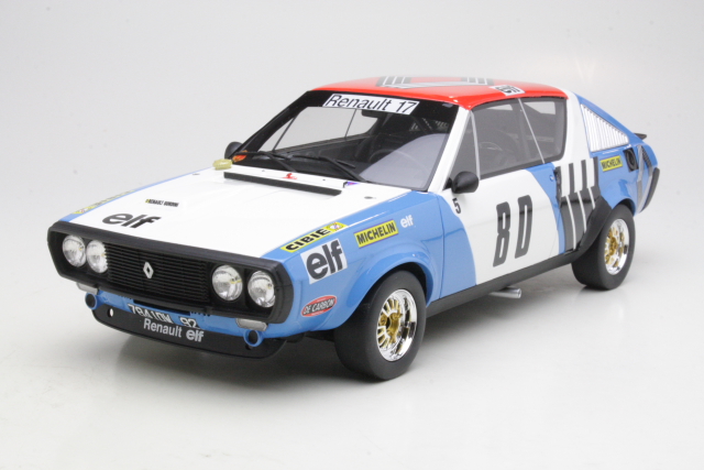 Renault 17 Gordini Gr5, Vercors-Vivarais 1975, JP.Nicolas, no.80