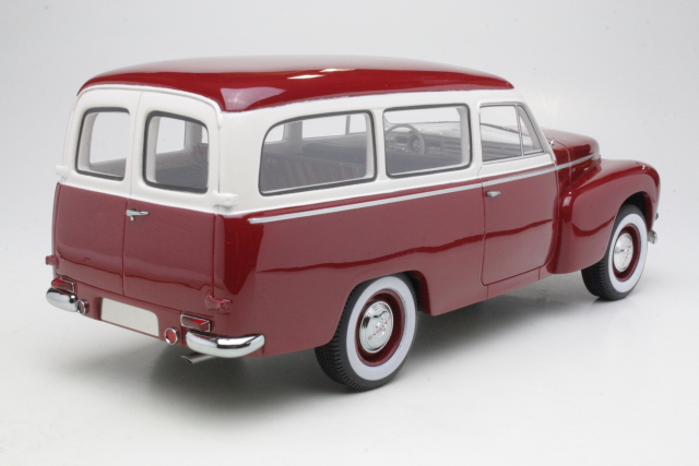 Volvo PV445 Duett 1956, dark red/beige