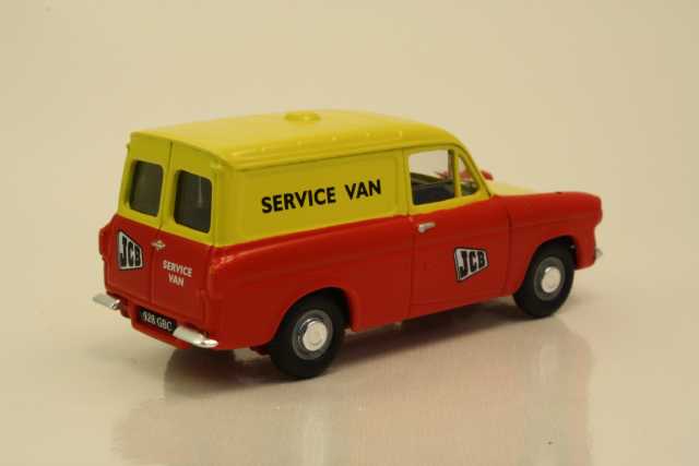 Ford Anglia Van JCB, punainen/keltainen