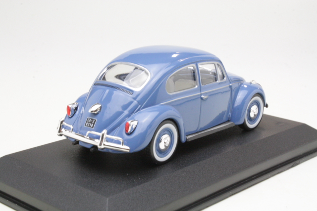 VW Kupla "Coccinelle" 1950, sininen - Sulje napsauttamalla kuva