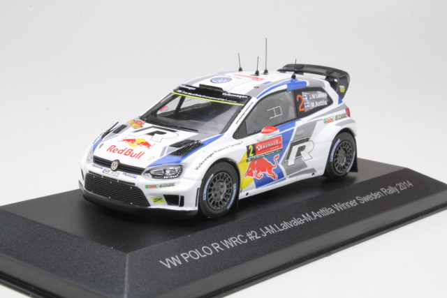 VW Polo R WRC, 1st. Sweden 2014, J-M.Latvala, no.2 - Sulje napsauttamalla kuva