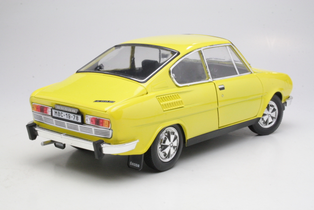 Skoda 110R Coupe 1980, yellow - Click Image to Close