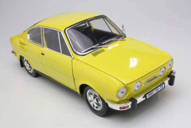 Skoda 110R Coupe 1980, yellow - Click Image to Close