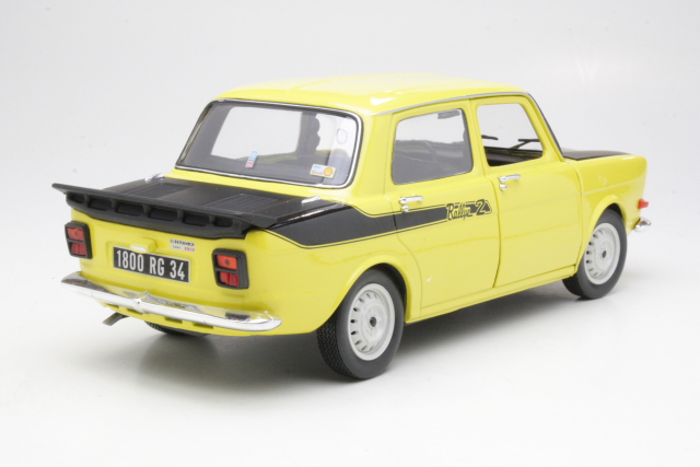 Simca 1000 Rallye 2 1976, yellow/black - Click Image to Close