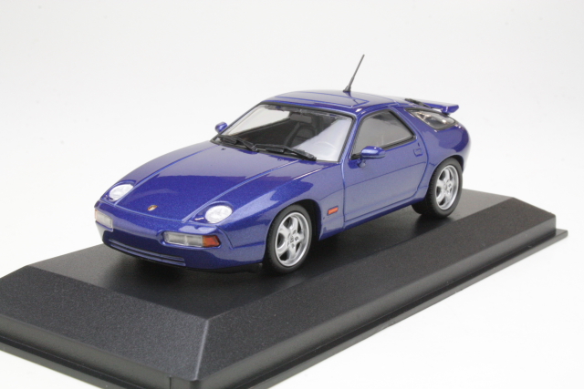 Porsche 928GTS 1991, sininen - Sulje napsauttamalla kuva