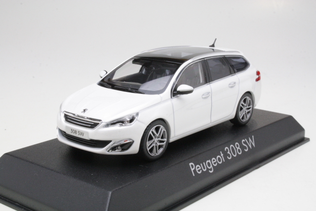 Peugeot 308 SW 2013, valkoinen - Sulje napsauttamalla kuva