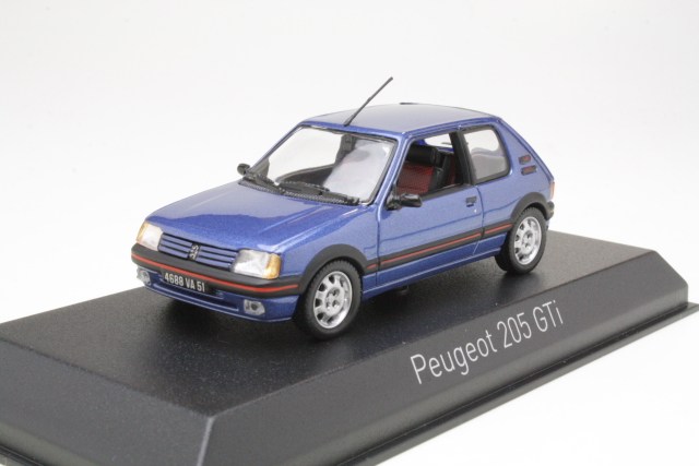 Peugeot 205 GTi 1.9 1992, sininen - Sulje napsauttamalla kuva