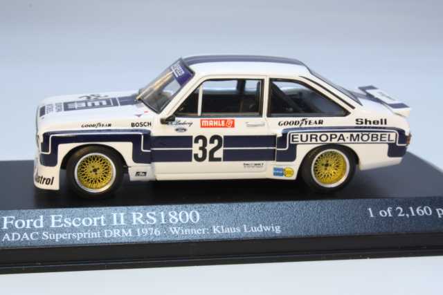 Ford Escort Mk2 RS1800 "Europa Möbel" Nurburgring 1976, K.Ludwig - Sulje napsauttamalla kuva