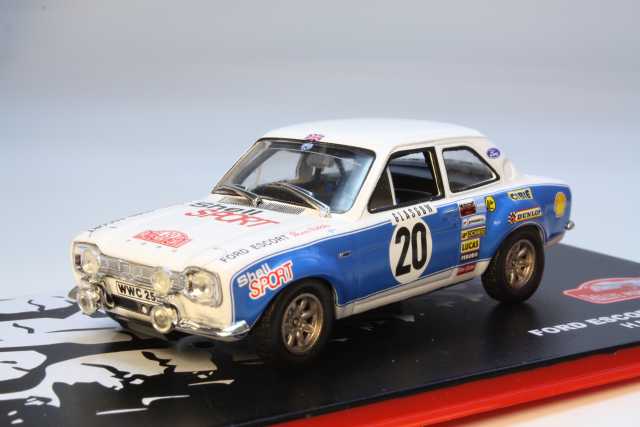 Ford Escort Mk1 RS1600, Monte Carlo 1973, H.Mikkola, no.20 - Sulje napsauttamalla kuva