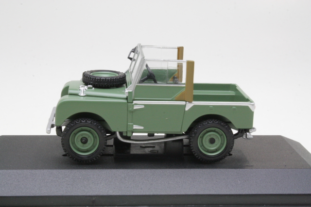 Land Rover series 1, vihreä "1st. Road registered Land Rover" - Sulje napsauttamalla kuva