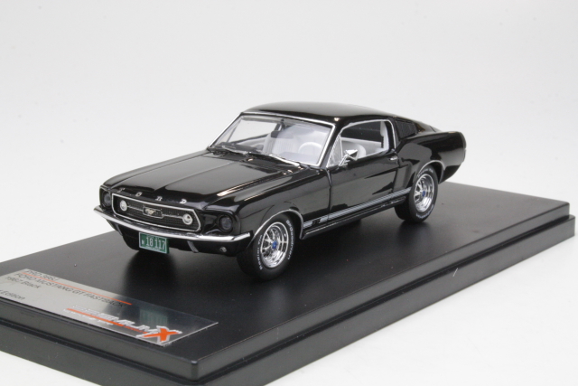 Ford Mustang GT Fastback 1967, musta - Sulje napsauttamalla kuva