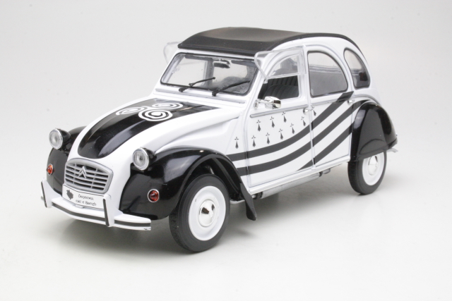 Citroen 2CV6 1978 "Breizh", valkoinen/musta